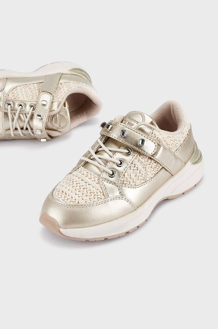 zlatá Dětské sneakers boty Mayoral Dívčí