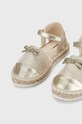 Mayoral espadryle dziecięce 45463.65A.Mini złoty SS23