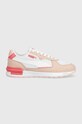 Puma sneakersy dziecięce Graviton Jr imitacja skóry licowej różowy 38198718.PPYX