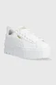 Παιδικά δερμάτινα αθλητικά παπούτσια Puma Mayze Lth Jr λευκό