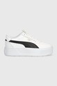 Puma sneakers pentru copii Karmen Rebelle Jr piele alb 38842002.PPYX