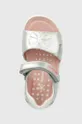 srebrna Dječje kožne sandale Biomecanics