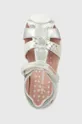 srebrna Otroški usnjeni sandali Biomecanics