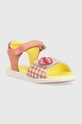 Детские кожаные сандалии Agatha Ruiz de la Prada розовый