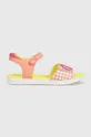 розовый Детские кожаные сандалии Agatha Ruiz de la Prada Для девочек
