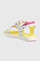 Fete Agatha Ruiz de la Prada sandale din piele pentru copii 232950.28.34 alb