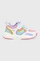 United Colors of Benetton sneakersy dziecięce imitacja skóry licowej różowy 8GBKGD00F.P.SEASONAL