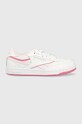 Dětské sneakers boty Reebok Classic CLUB C REVENGE imitace kůže bílá HR0644