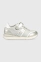 Dětské sneakers boty Geox Fastics imitace kůže šedá J26GZB.0NF14.28.35