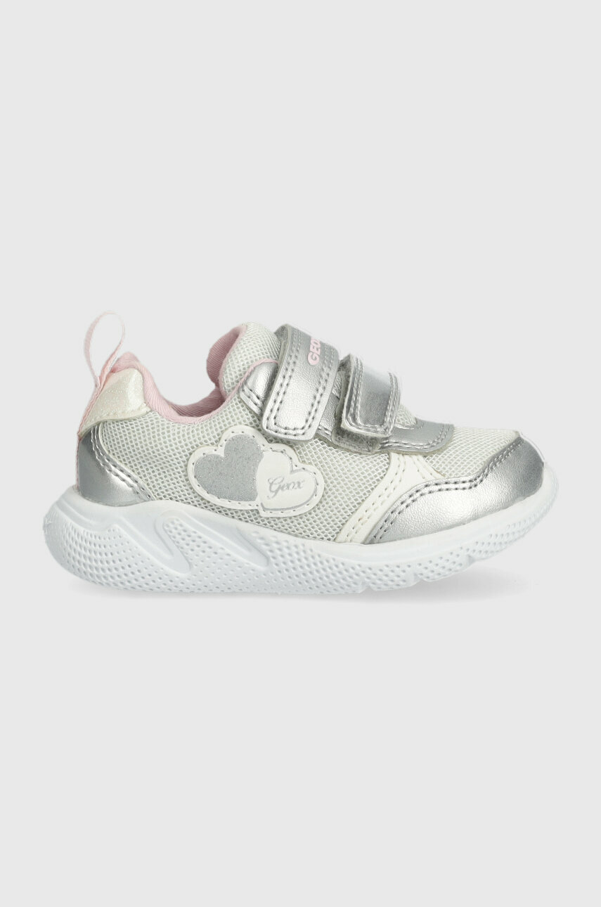 stříbrná Dětské sneakers boty Geox Dívčí