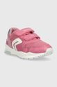 Dětské sneakers boty Geox růžová