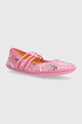 Camper balerini din piele pentru copii K800388.005.35.38 roz SS23