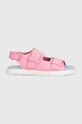 Dětské kožené sandály Camper růžová K800429.012.35.38
