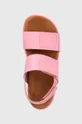 roza Otroški usnjeni sandali Camper