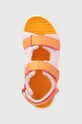 oranžová Detské sandále Camper
