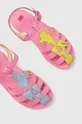 ružová Detské kožené sandále Camper