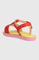 DÍVKA Dětské kožené sandály Camper K800535.001.25.27 červená