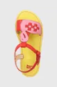 rdeča Otroški usnjeni sandali Camper