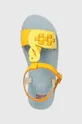 жёлтый Детские кожаные сандалии Camper
