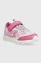 Παιδικά αθλητικά παπούτσια Geox ροζ