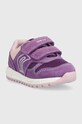 Geox sneakersy dziecięce B023ZA.02014.20.23.PPYX fioletowy SS23