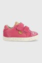 Dětské sneakers boty Geox přírodní kůže růžová B35D5E.08522.20.23