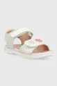 Detské kožené sandále Geox biela