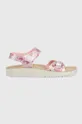 ružová Detské sandále Geox Dievčenský