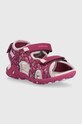 Dětské sandály Geox J35GRD.0CE15.28.35.PPYX fialová SS23