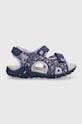 Detské sandále Geox imitácia kože tmavomodrá J35GRD.0CE15.28.35.PPYX