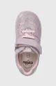 różowy Primigi sneakersy zamszowe dziecięce
