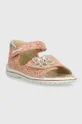 Detské semišové sandále Primigi ružová