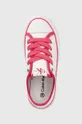 roza Otroške teniske Calvin Klein Jeans