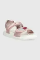 Дитячі сандалі Tommy Hilfiger рожевий