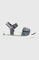 Tommy Hilfiger sandały dziecięce imitacja skóry licowej granatowy T3A2.32760