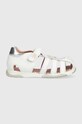 Garvalin sandały skórzane dziecięce biały 232310.24.27