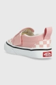 ροζ Παιδικά πάνινα παπούτσια Vans TD Slip On V MDPIN