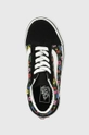 crna Dječje tenisice Vans UY Old Skool FLRL BLKWH