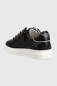 Obuwie Patrizia Pepe Girl sneakersy skórzane PPJ210.31.34 czarny