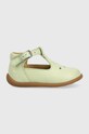 Pom D'api balerini din piele pentru copii Produs pentru bebe verde O1ALAA0403.18.23