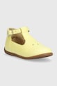 Pom D'api balerini din piele pentru copii O1ALAA0404.24.25 galben SS23