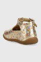 Dziewczynka Pom D'api baleriny skórzane dziecięce O1ALAZ0406.18.23 złoty
