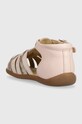 Дівчинка Дитячі шкіряні сандалі Pom D'api O1AQAA0402.19.23 рожевий