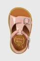розовый Детские кожаные сандалии Pom D'api