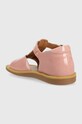 Κοριτσίστικα Παιδικά δερμάτινα σανδάλια Pom D'api O1DEAG0402.24.27 ροζ