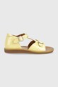 Pom D'api sandale din piele pentru copii galben O1DEAG0404.24.27