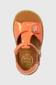 оранжевый Детские кожаные сандалии Pom D'api