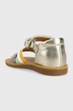 Dziewczynka Pom D'api sandały skórzane dziecięce O1CSAB0402.24.27 złoty