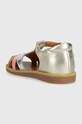 Fete Pom D'api sandale din piele pentru copii O1CVAB0403.24.27 argintiu