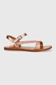 Pom D'api sandale din piele pentru copii roz O1GBAB0402.35.40